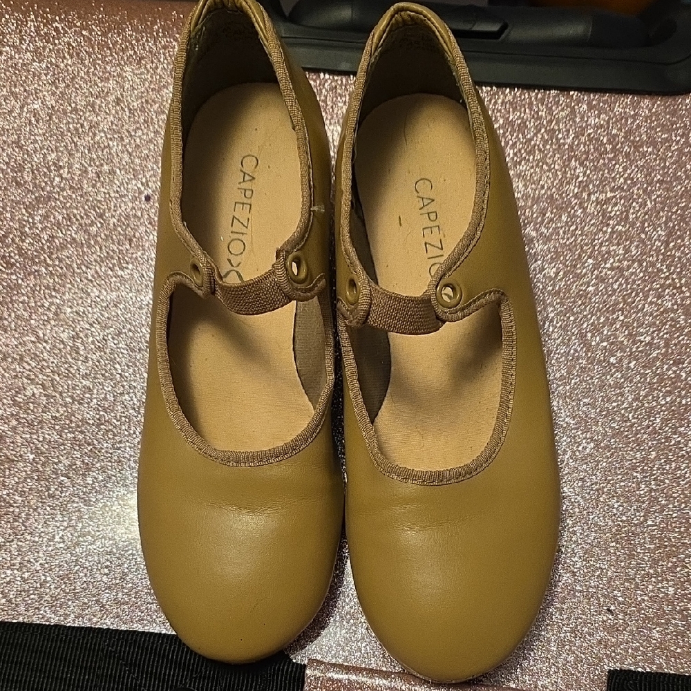 Capezio Light Brown Tap Dance Shoes